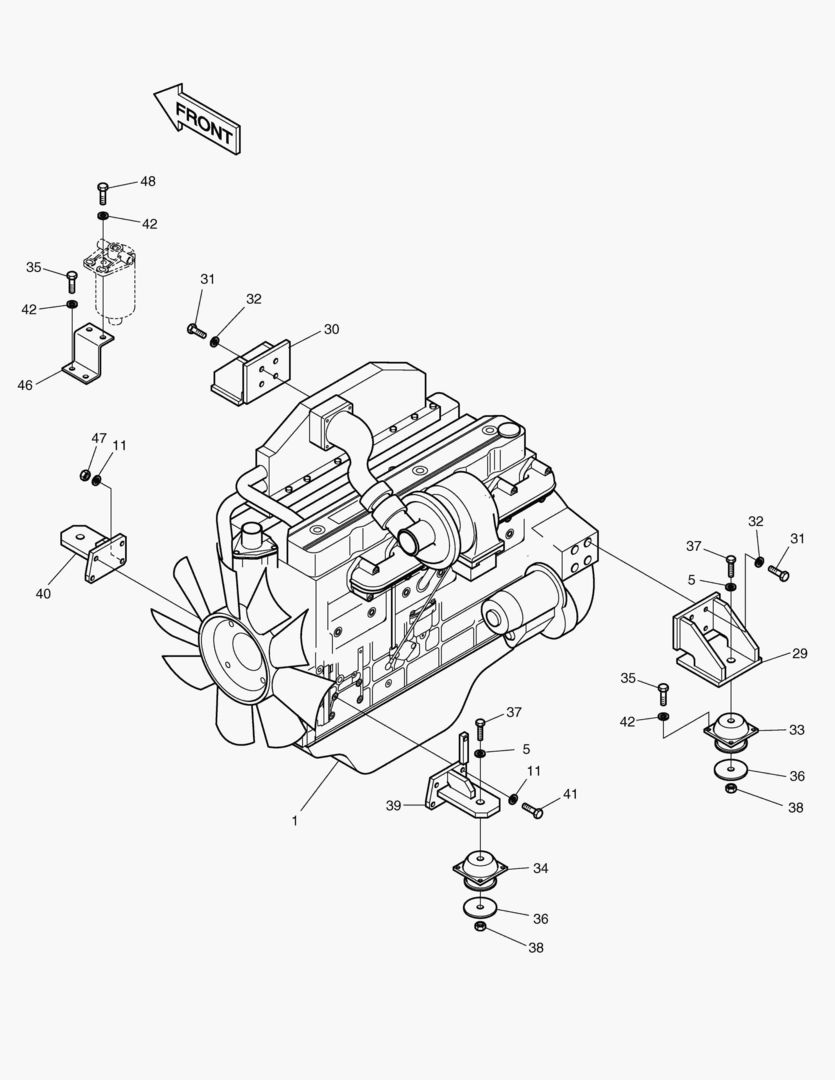 МОНТАЖ ДВИГАТЕЛЯ