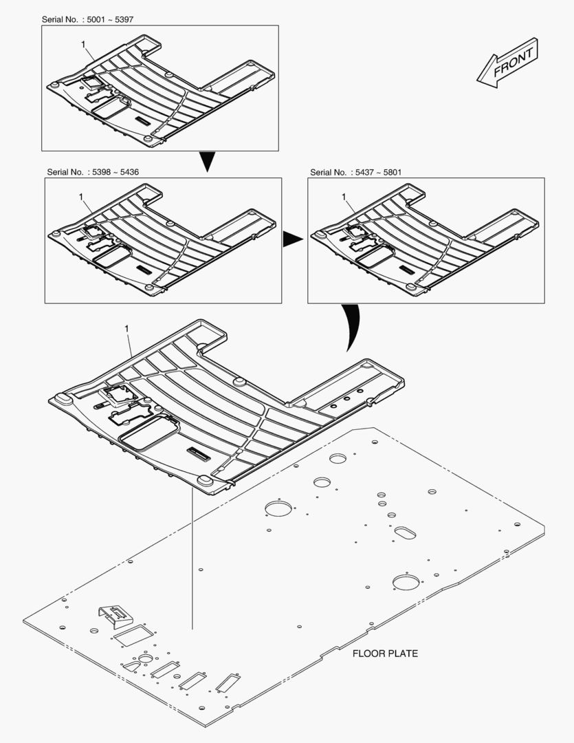 КОВРИК НА ПОЛУ КУЗОВА