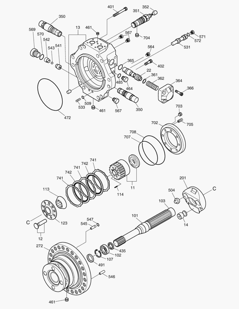 ХОДОВОЙ ГИДРОМОТОР