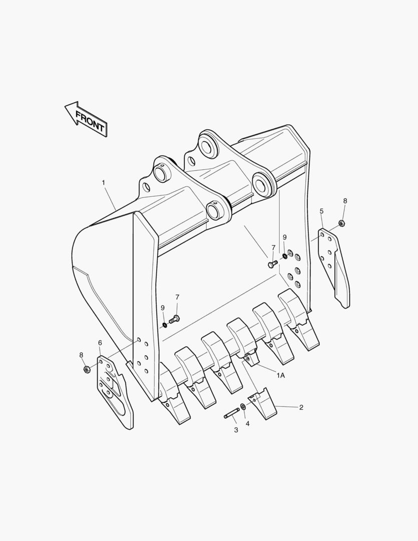 Спецтехника 7210 BUCKET-1.18mВі