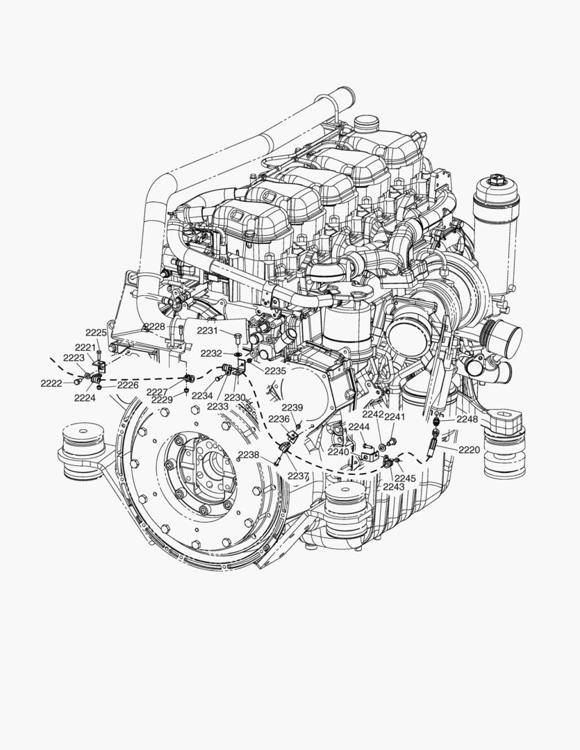 G190-170 EXHAUST BRAKE ONLY T2 ENGINE