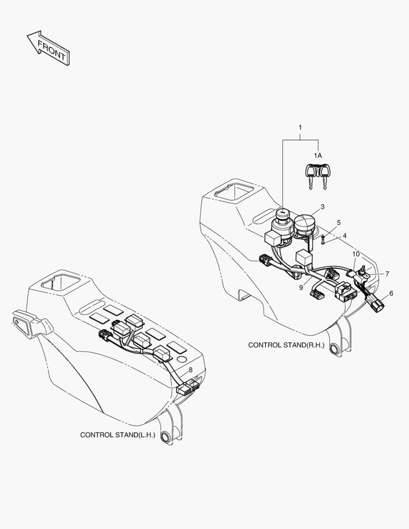 ЭЛЕКТРИЧЕСКИЕ ЗАПЧАСТИ - ПУЛЬТ УПРАВЛЕНИЯ