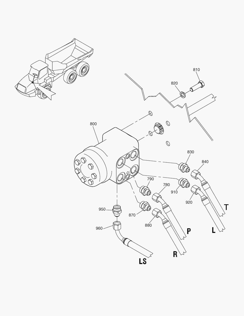 G190-130 STEERING SERVO VALVE