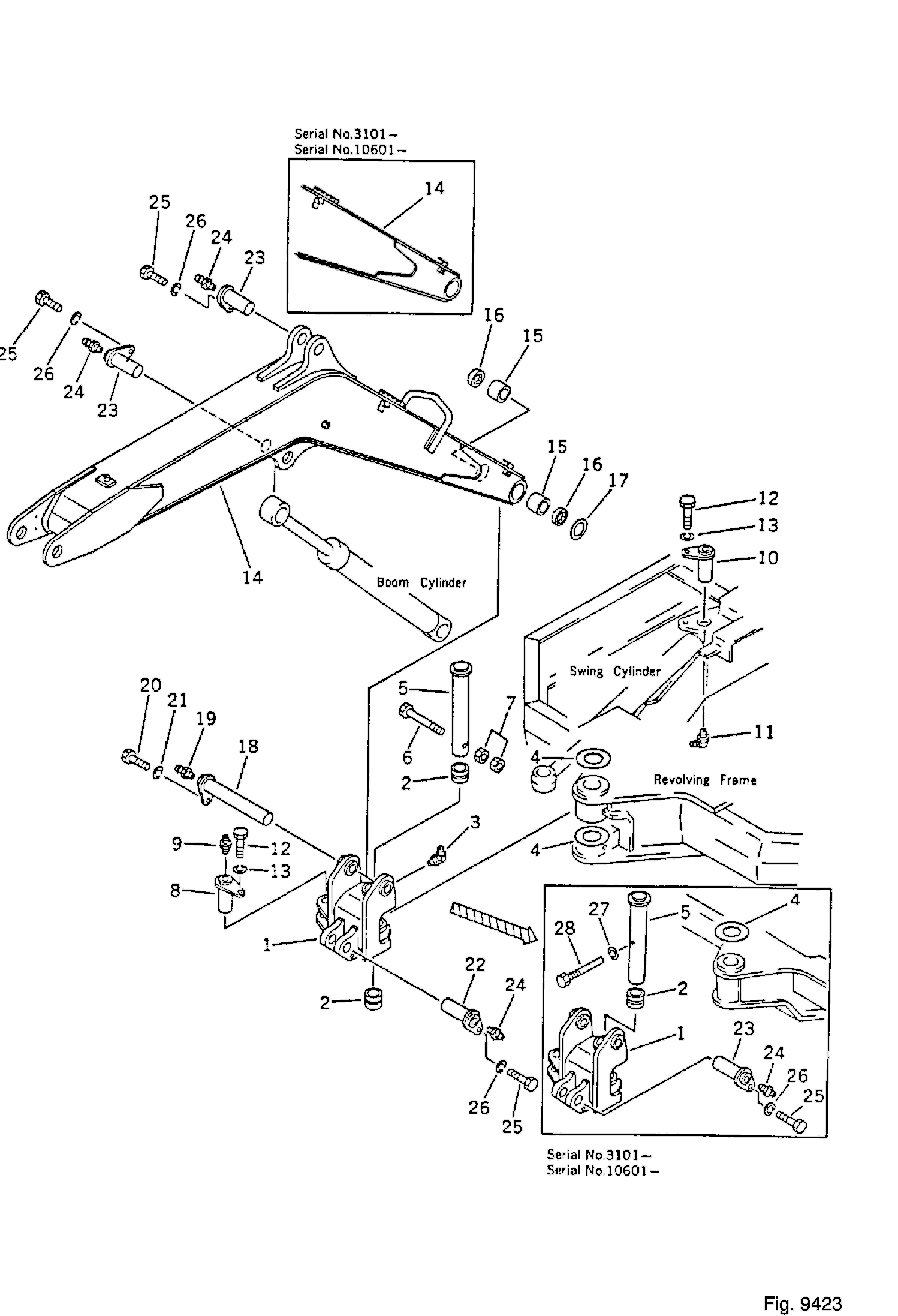 ПОВОРОТНЫЙ КРОНШТЕЙН И СТРЕЛА (ДЛЯ ДОПОЛНИТЕЛЬНОГО КЛАПАНА)