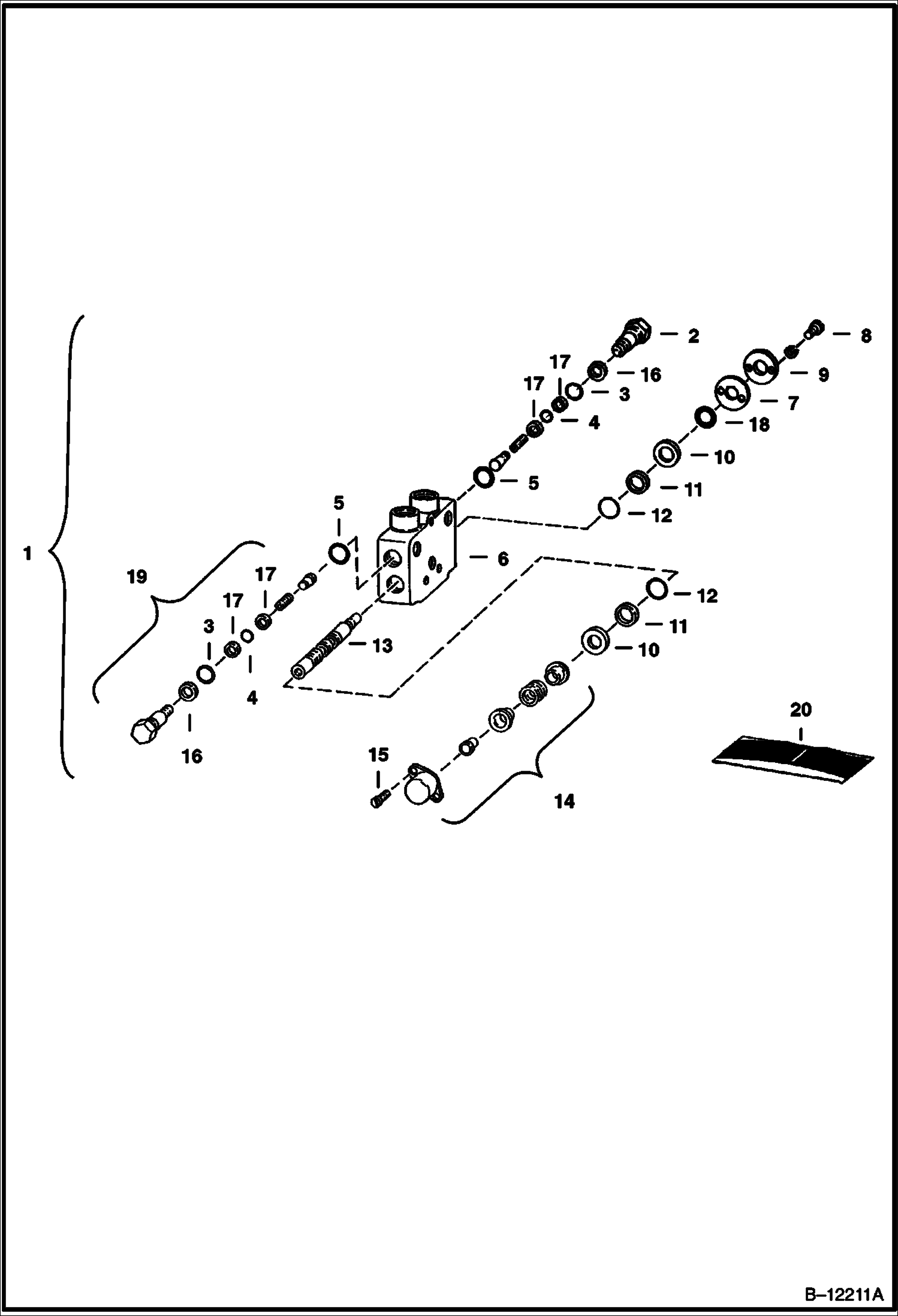 ЭКСКАВАТОР-ПОГРУЗЧИК (СЕКЦИЯ ЧЕРПАКА) (GRESEN) (913 370001136 И ВЫШЕ)