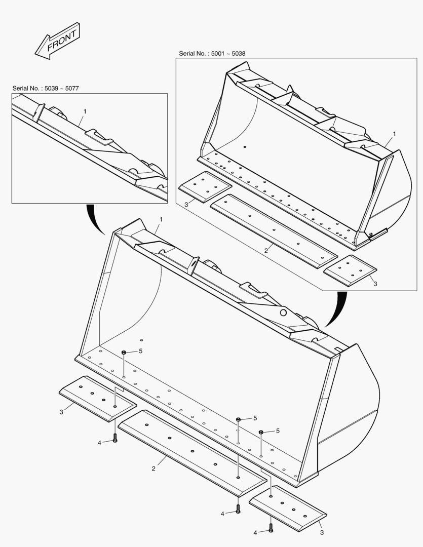 Схема 5390 BUCKET-3.5гЋҐ - CUTTING EDGE