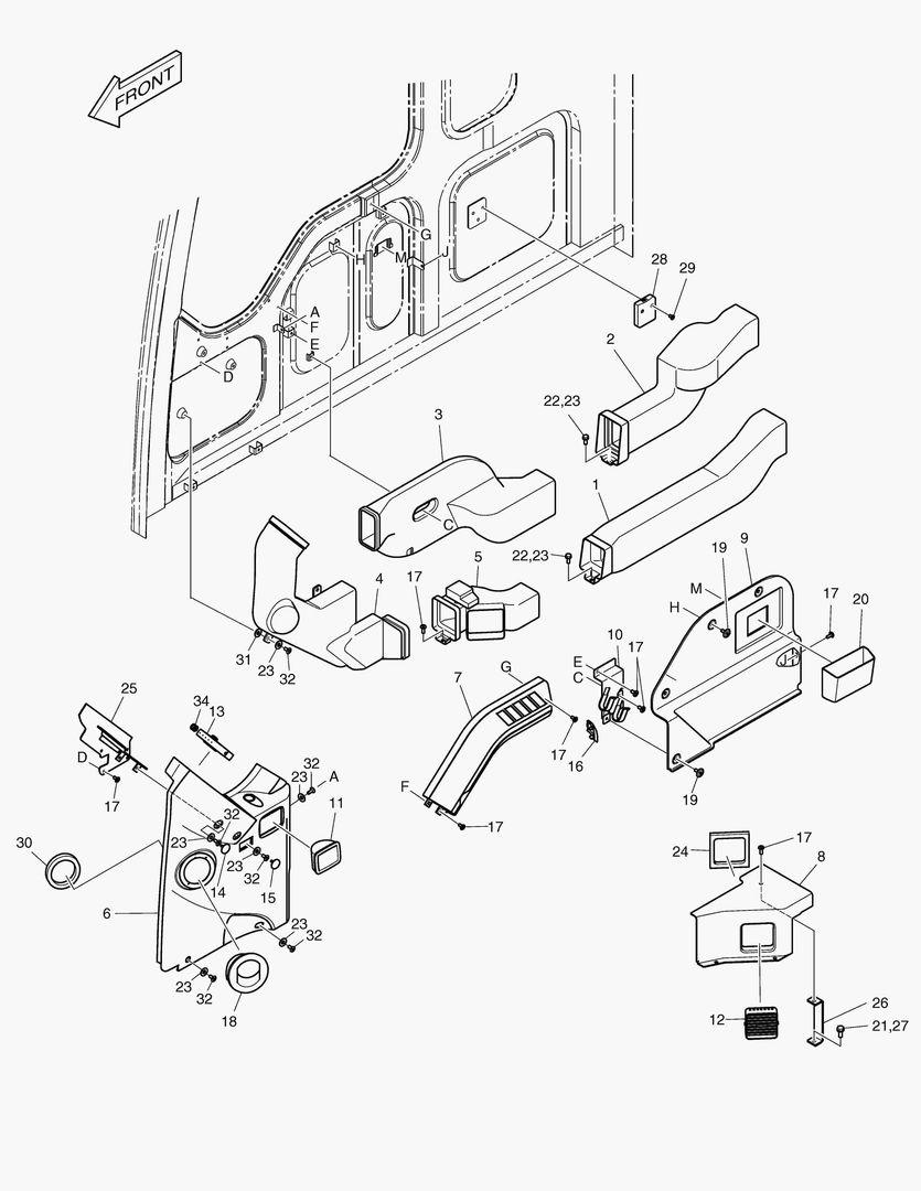 КРЫШКА ТРУБОПРОВОДА В СБОРЕ