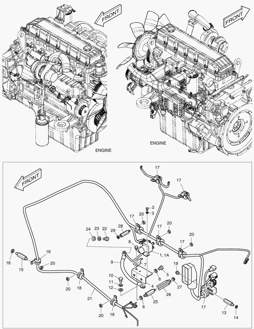 1700 ELECTRIC PARTS - ENGINE [5001~10002]