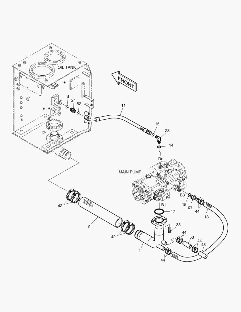 ТУБОПРОВОД МАСЛЯНОГО РАДИАТОРА(2)