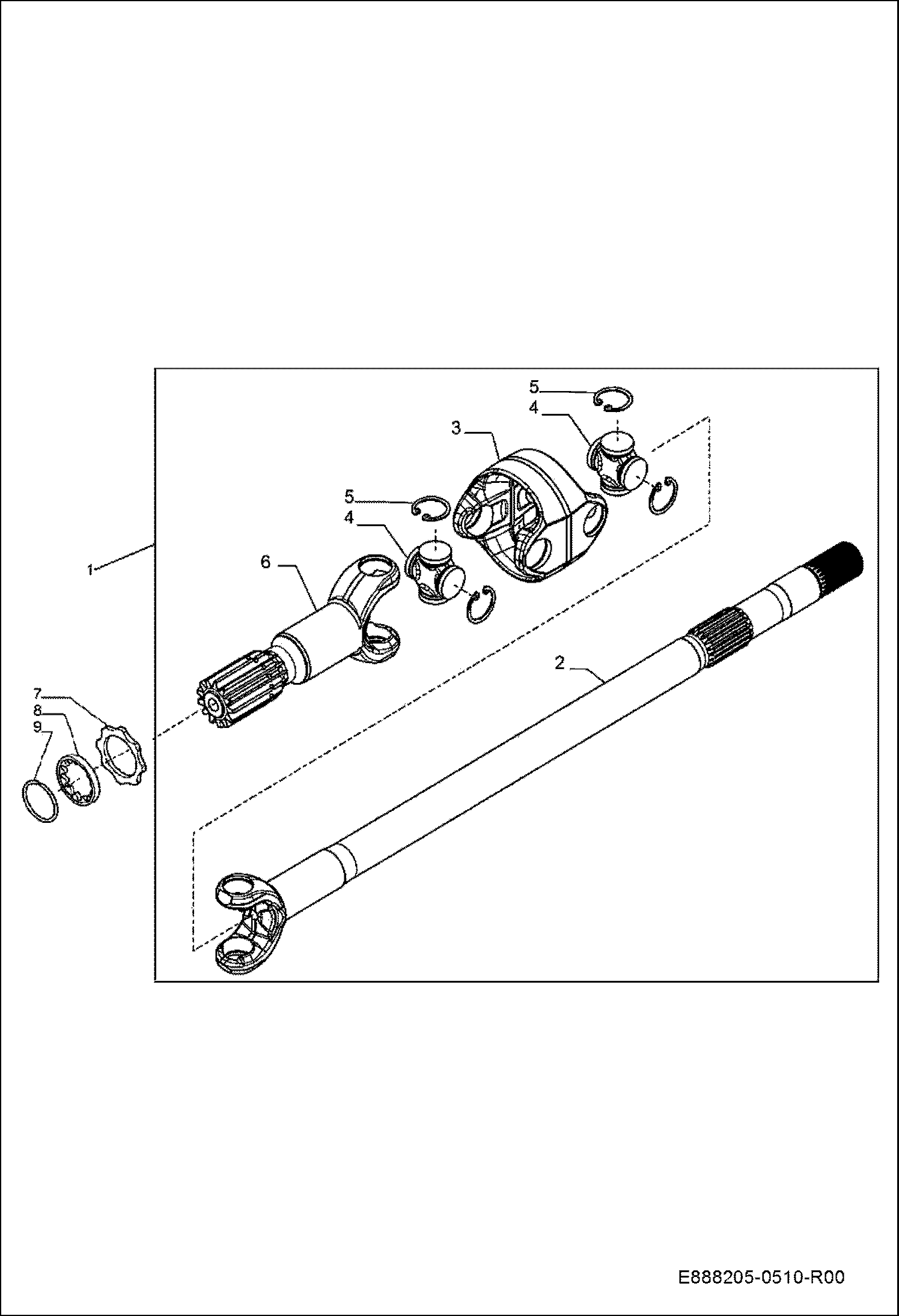 ЗАДНИЙ МОСТ - СПАРЕННОЕ СОЕДИНЕНИЕ