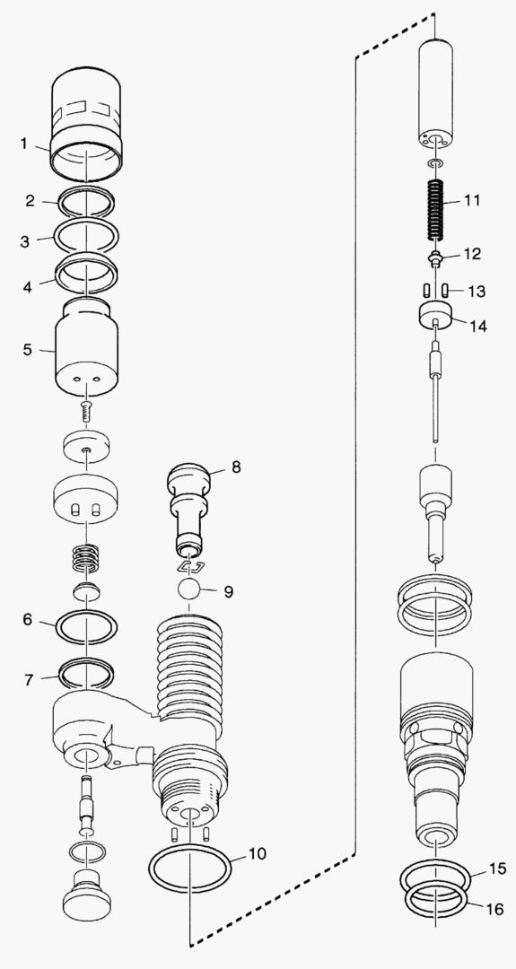 G010-62 REPAIR KIT, UNIT INJECTOR