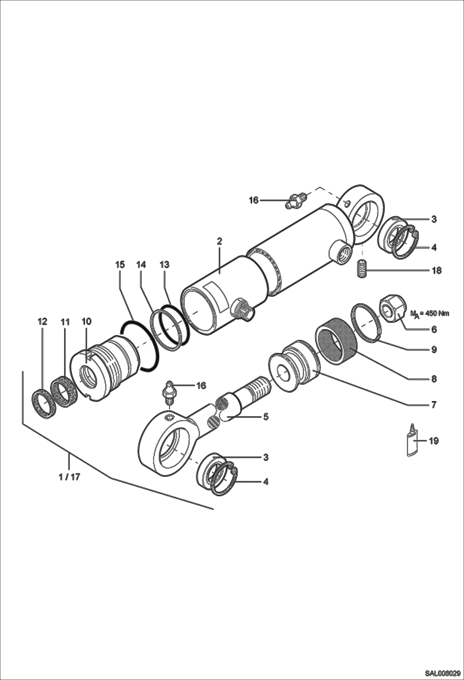 4 В 1 ЦИЛИНДР ЛОПАТЫ
