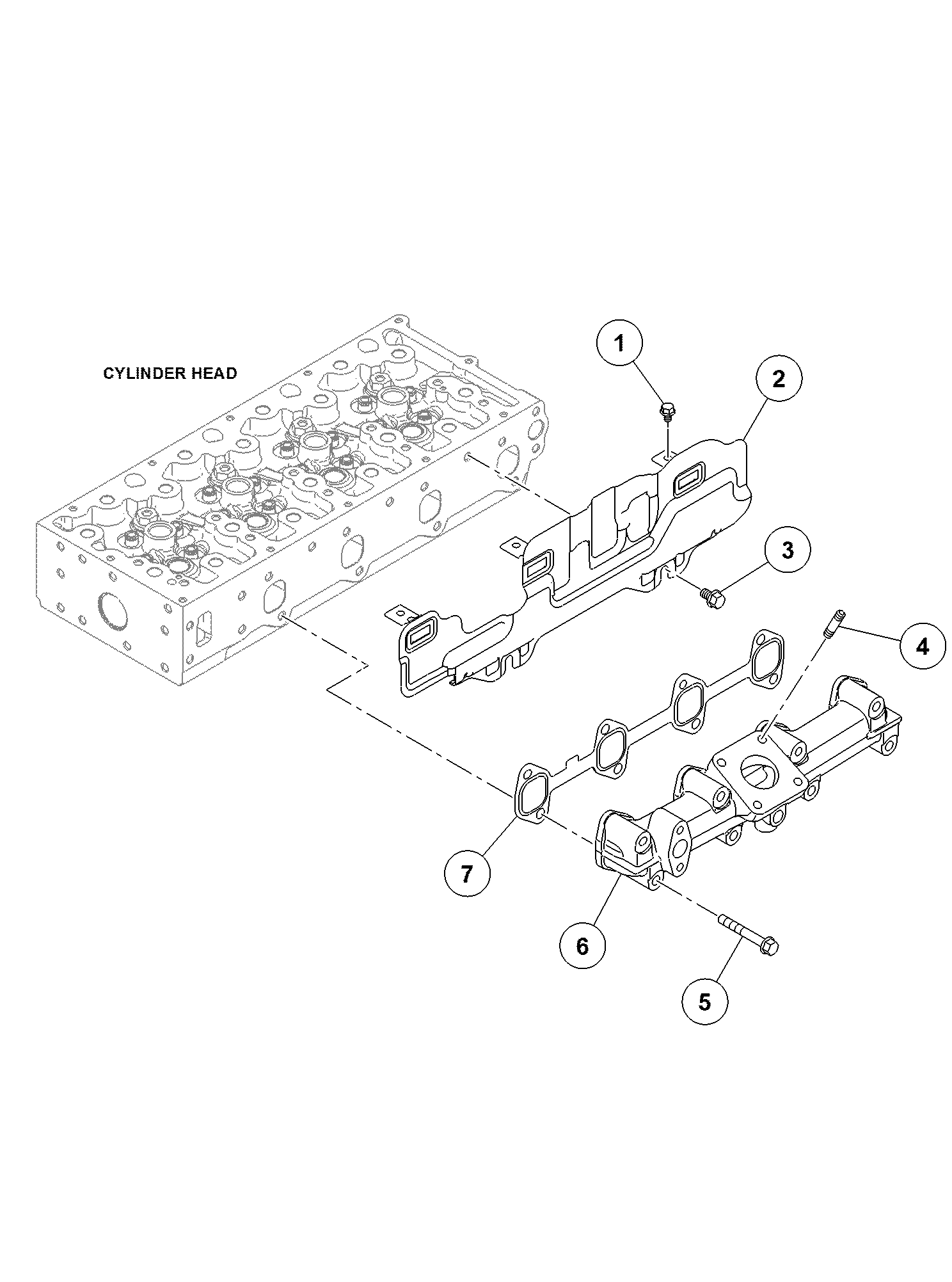ВЫХЛОПНОЙ ТРУБОПРОВОД ДВИГАТЕЛЯ
