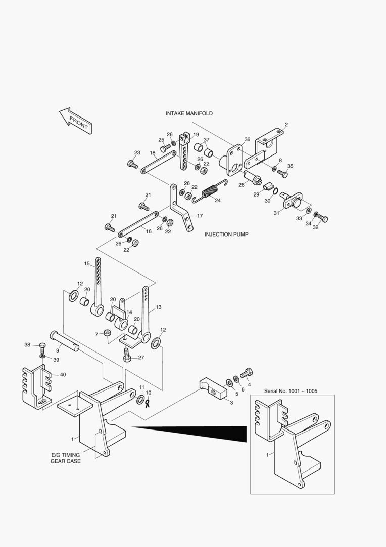 РЫЧАГ В СБОРЕ-ДВИГАТЕЛЬ SUB