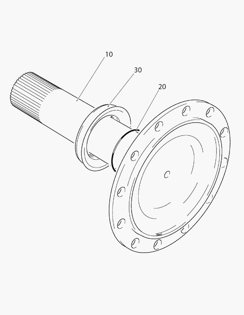 G090-18 WHEEL AXLE [810002~810052]