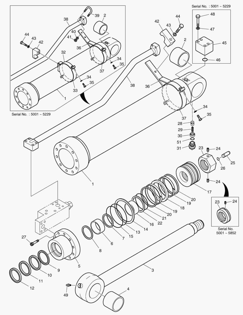 Спецтехника 4440 ARM CYLINDER - LOCK VALVE [5001~5867] - главное фото