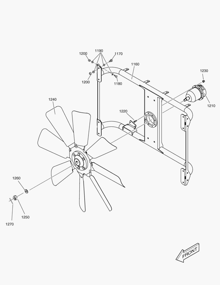 G040-50 FAN BEAM ASS`Y