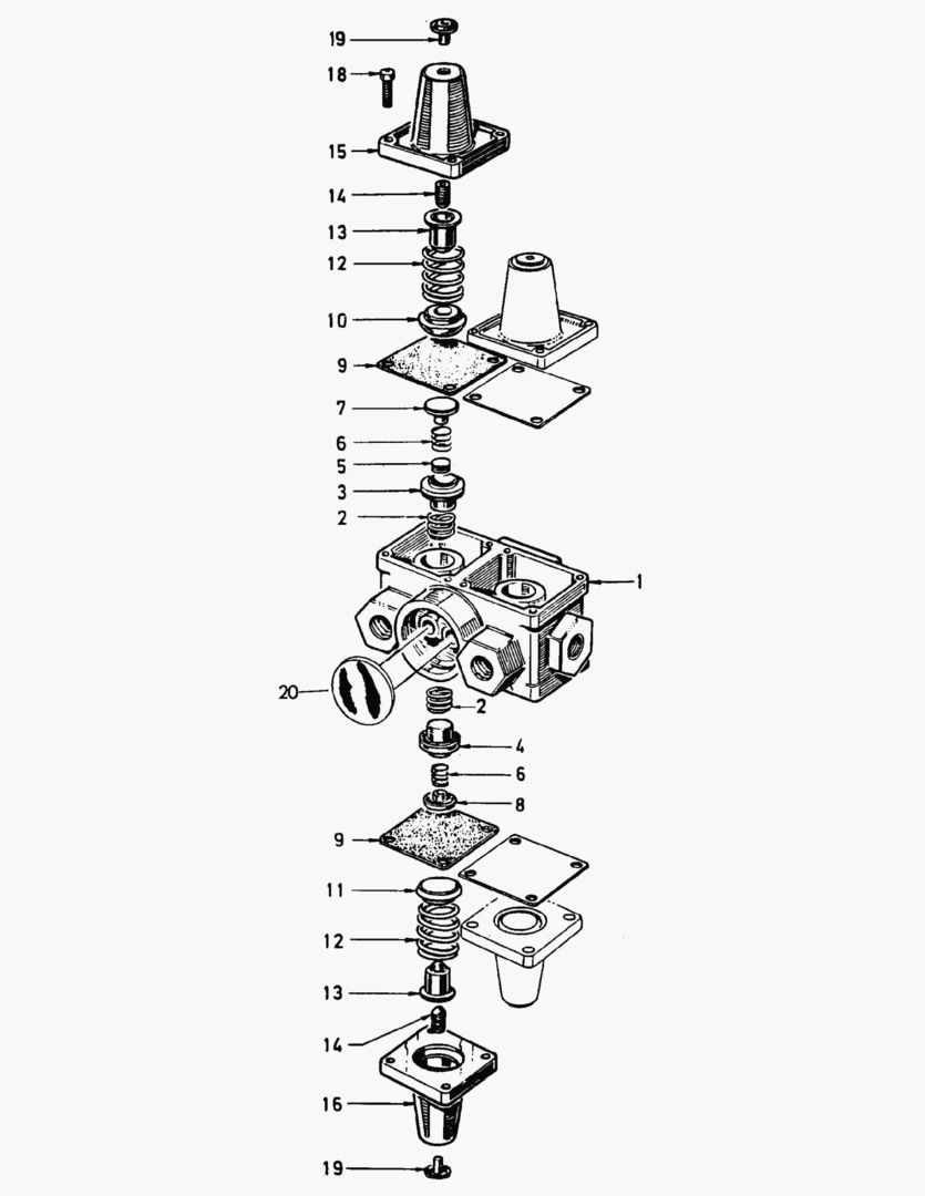 G049-1 FOUR CIRCUIT PROTECTION VALVE