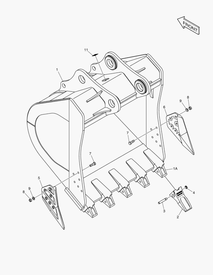 3130 BUCKET ASS`Y - 2.14mВі