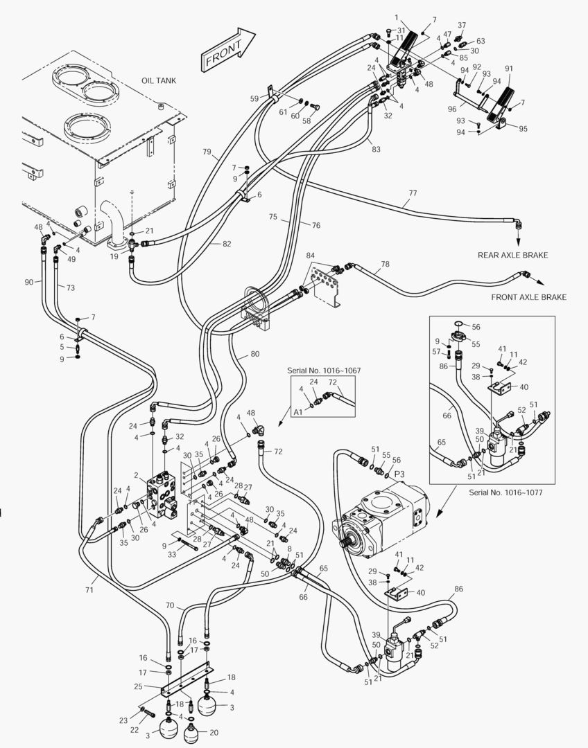 1231 BRAKE PIPING [1016~1100]