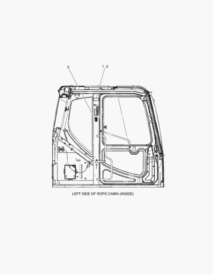 ПРЕДУПРЕЖДАЮЩАЯ ТАБЛИЧКА - СИСТЕМА ЗАЩИТЫ ПРИ ОПРОКИДЫВАНИИ