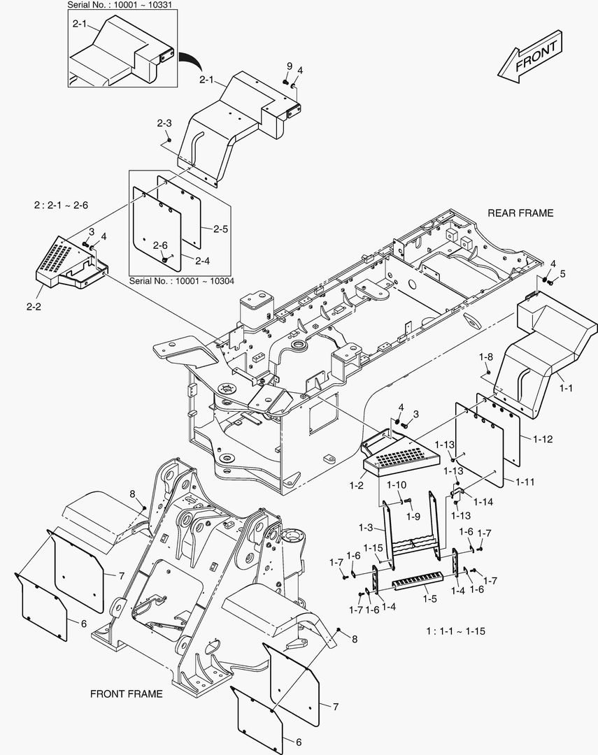 5310 FENDER & LADDER - MUD GUARD