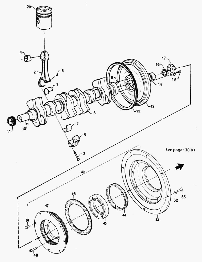 Спецтехника G010-23 CRANKSHAFT; PISTON