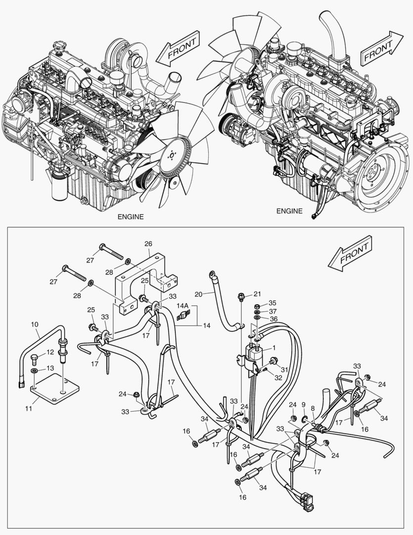1742 ELECTRIC PARTS - ENGINE [5989~]