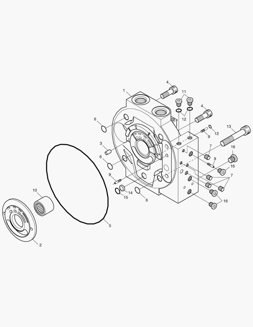 ОСНОВНОЙ НАСОС-КРЫШКА