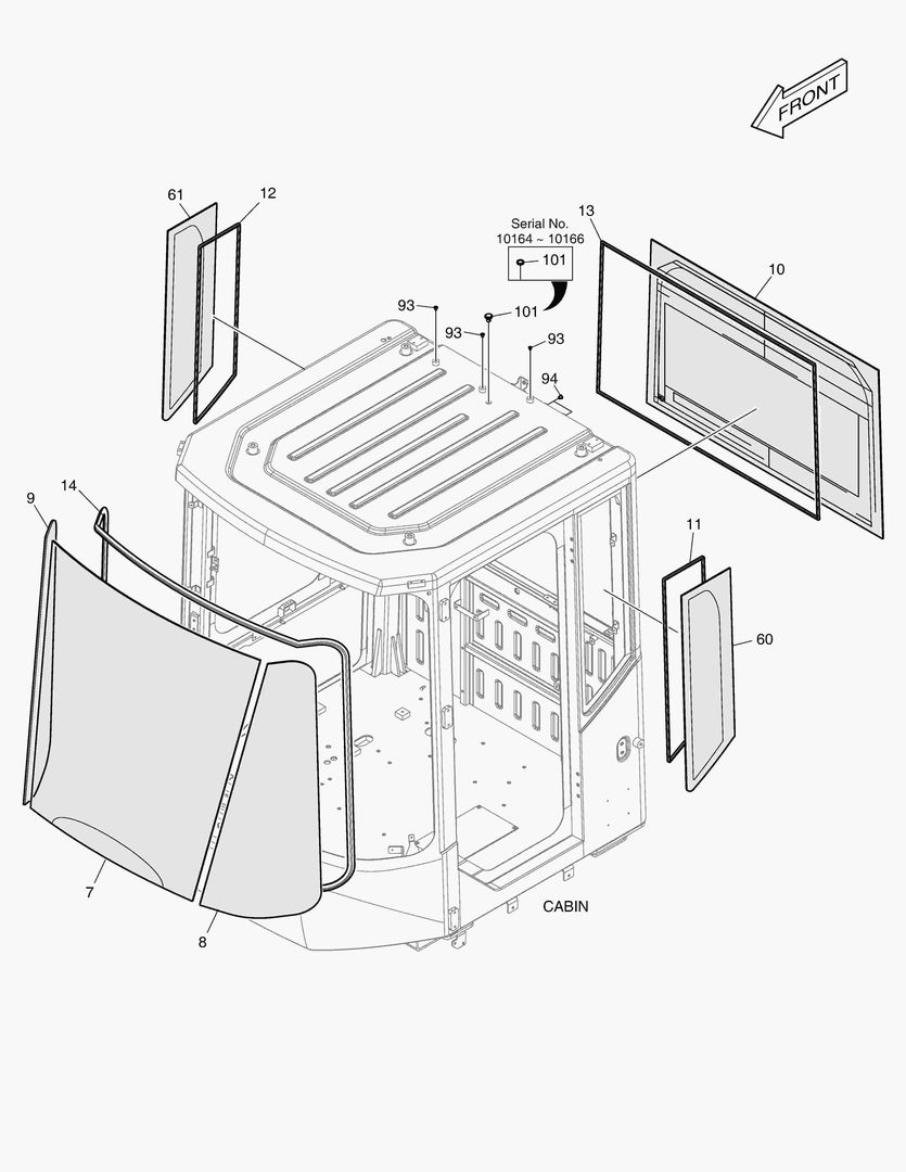 КАБИНА(5) - СТЕКЛО