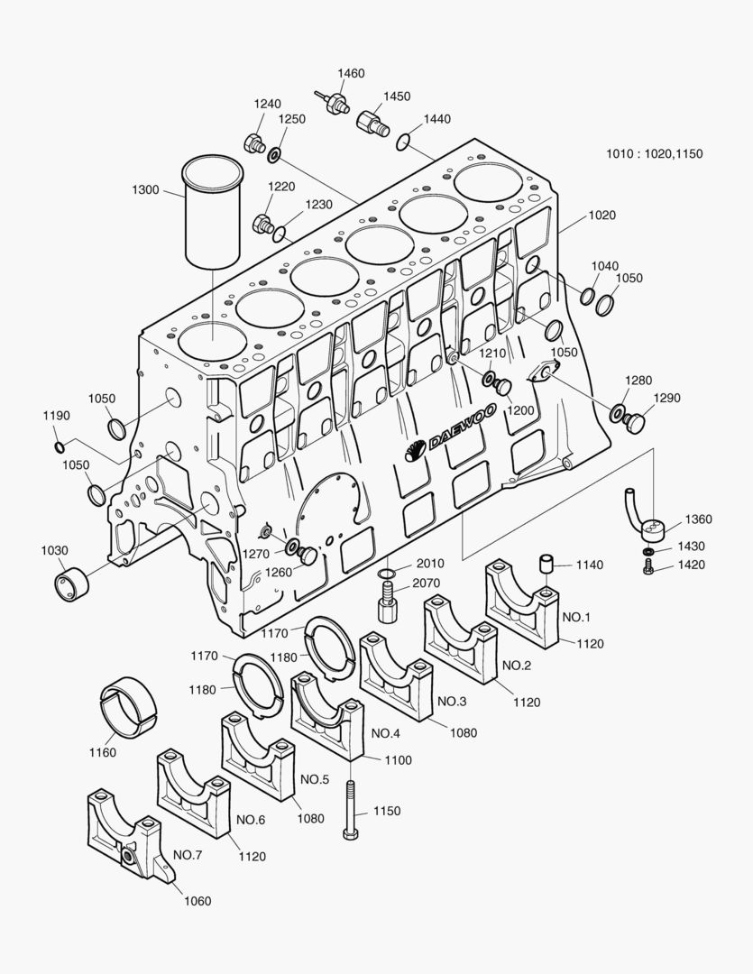100 CYLINDER BLOCK [254~]