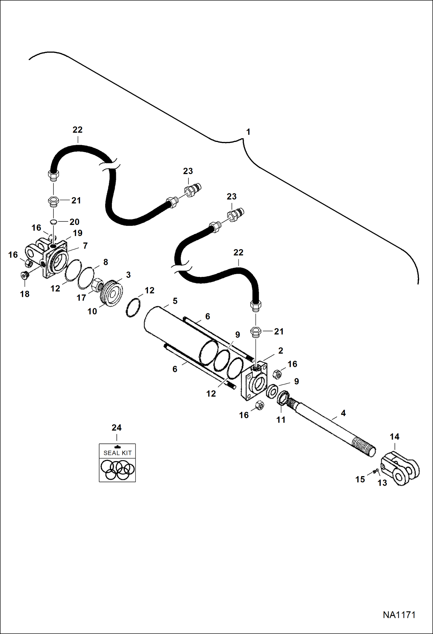 КОРОБЧАТЫЙ ОТВАЛ ТЯЖЕЛОГО ТИПА (ЦИЛИНДР) (3HDBB72 AF4N) (3HDBB84 AF4P)