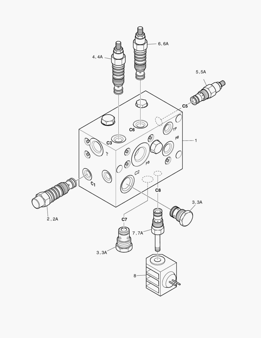 3610 BRAKE & PILOT SUPPLY VALVE