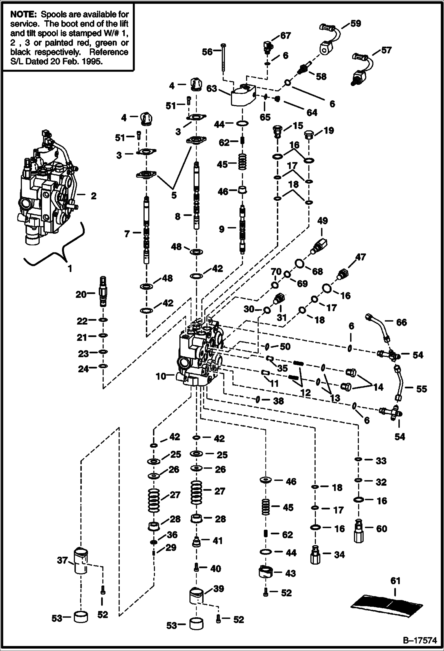 ГИДРАВЛИЧЕСКИЙ РЕГУЛИРУЮЩИЙ КЛАПАН (СИСТЕМА УСОВЕРШЕНСТВОВАННОГО РУЧНОГО УПРАВЛЕНИЯ) (СЕРИЙНЫЙ НОМЕР 562211687 И ВЫШЕ, 516511066 И ВЫШЕ)