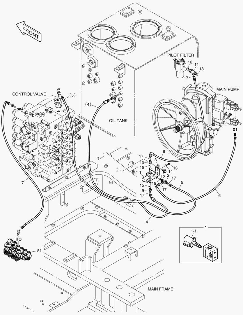 1430 PILOT PIPING(6) - ONE & TWO WAY