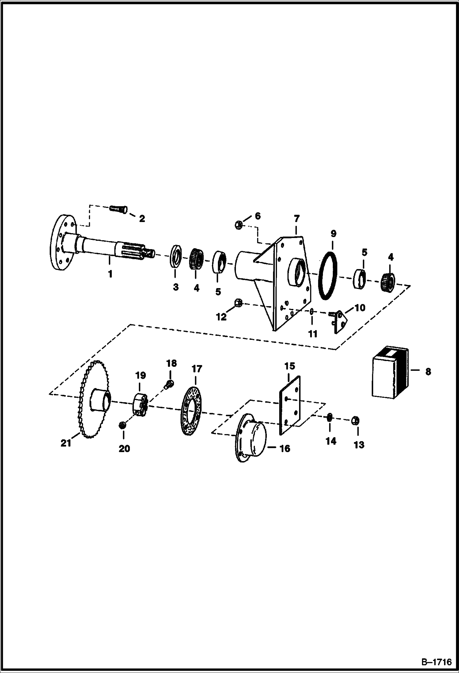 ОСЬ (ЛОТ B - D, СЕРИЙНЫЙ НОМЕР 11001 И ВЫШЕ)