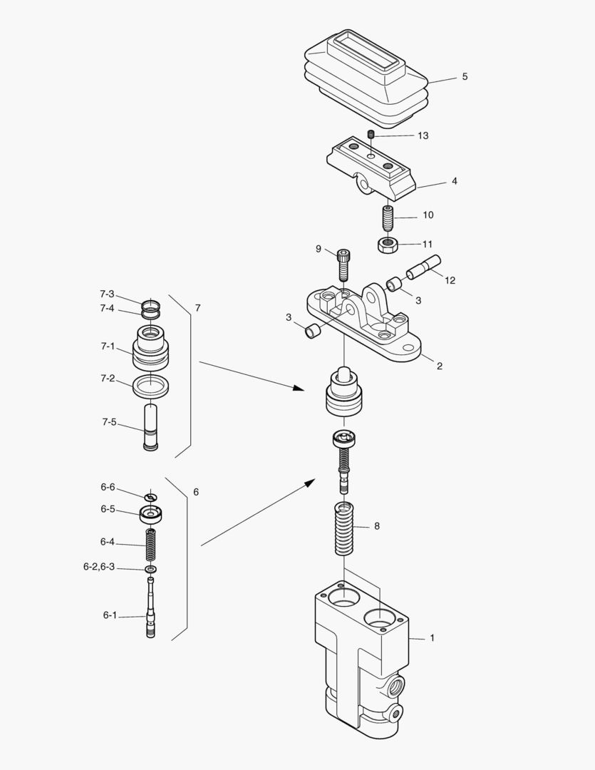 Спецтехника 4185 PEDAL VALVE-BREAKER [1097~] - главное фото