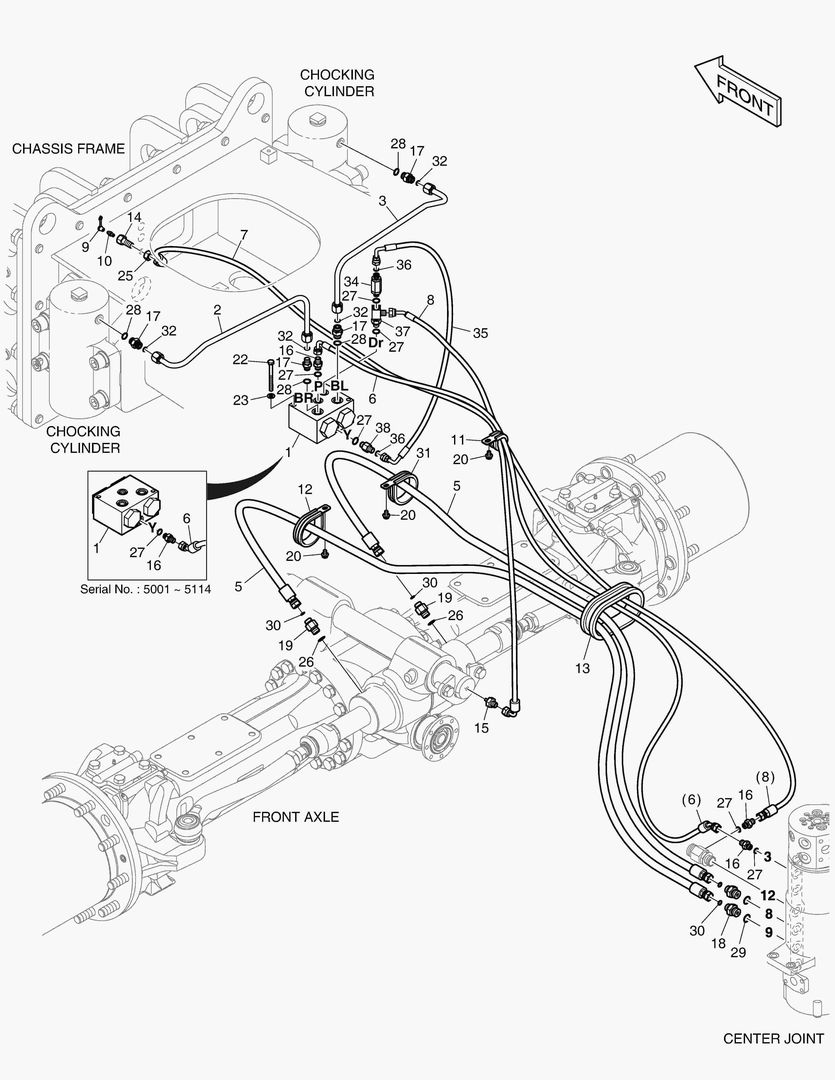 2170 STEER & CHOCKING PIPING