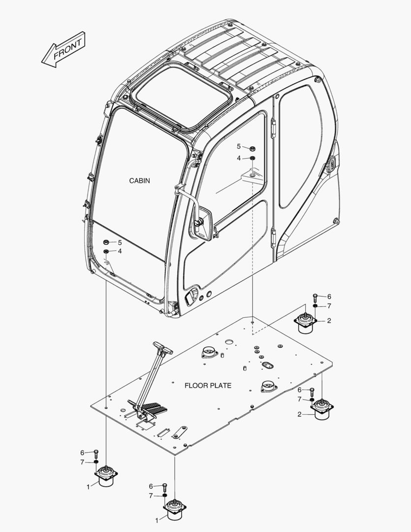 УСТАНОВКА КАБИНЫ