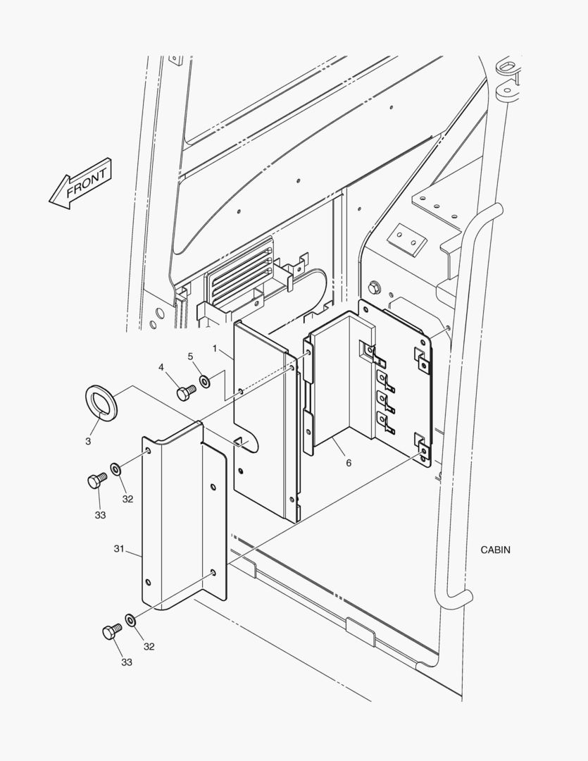 КРЫШКА - КАБИНА