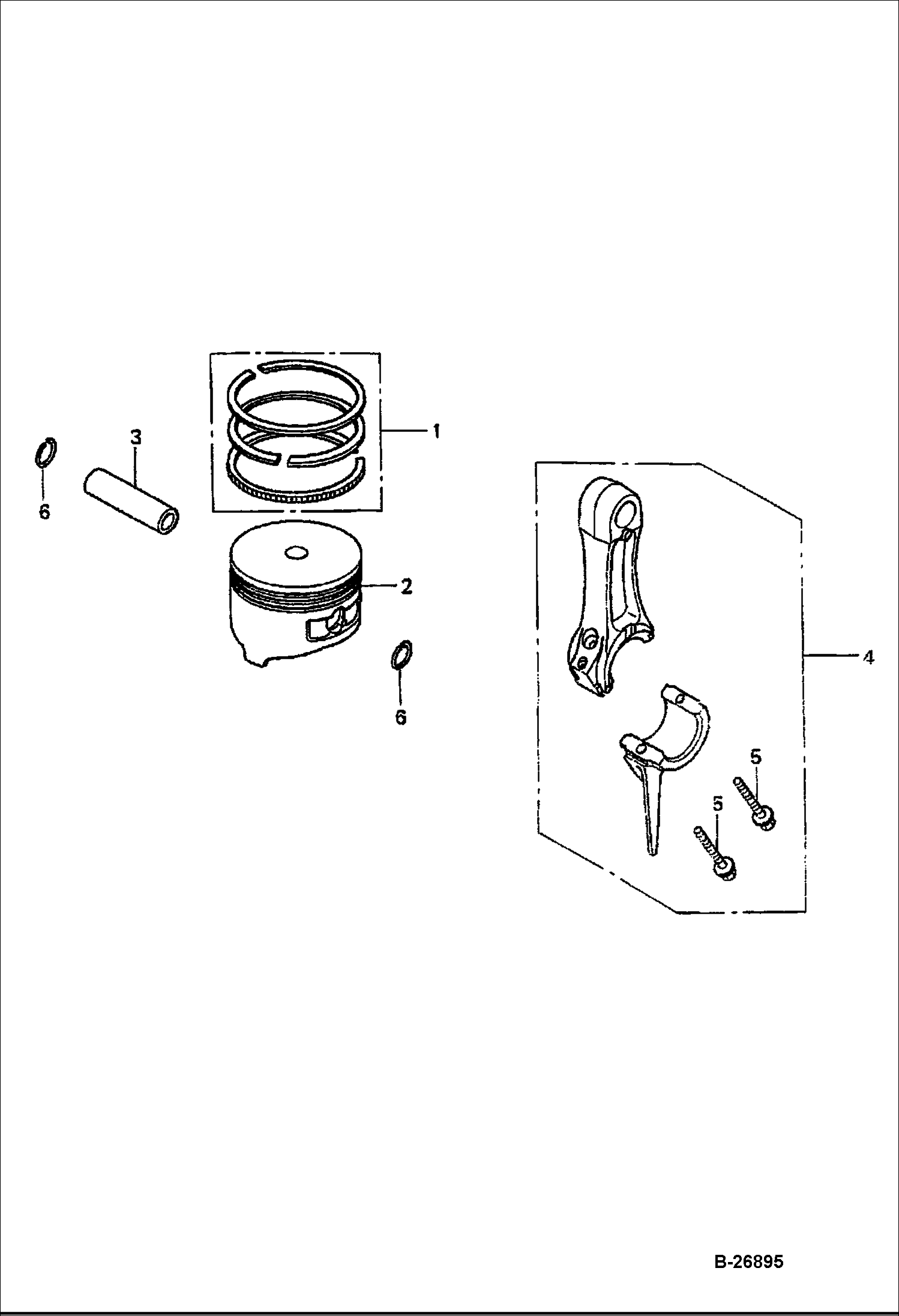 HONDA ДВИГАТЕЛЬ (ПОРШЕНЬ В СБОРЕ)