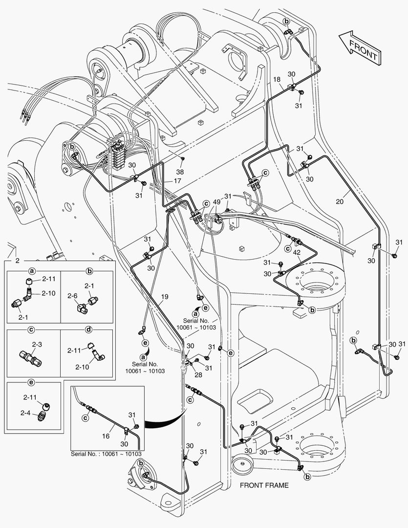 5990 LUBRICATION PIPING - LONG BOOM(2) [10061~]