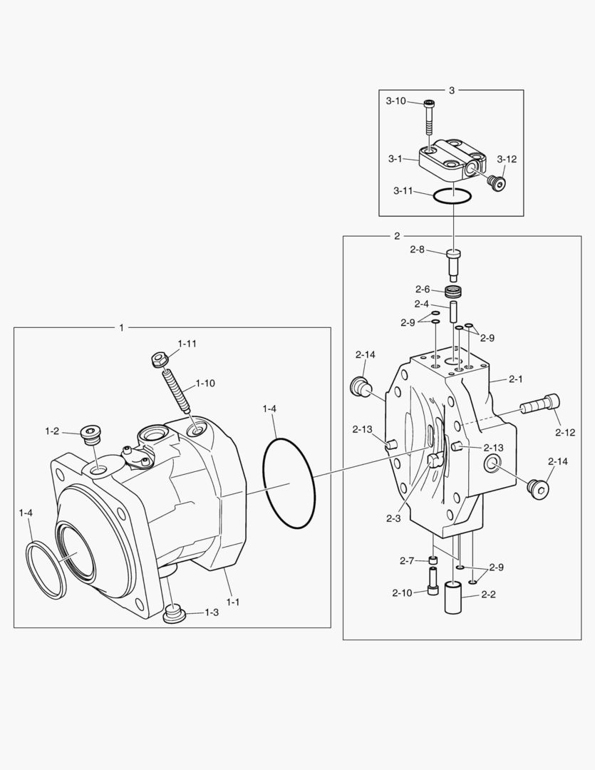 ХОДОВОЙ ГИДРОМОТОР(КОРПУС)