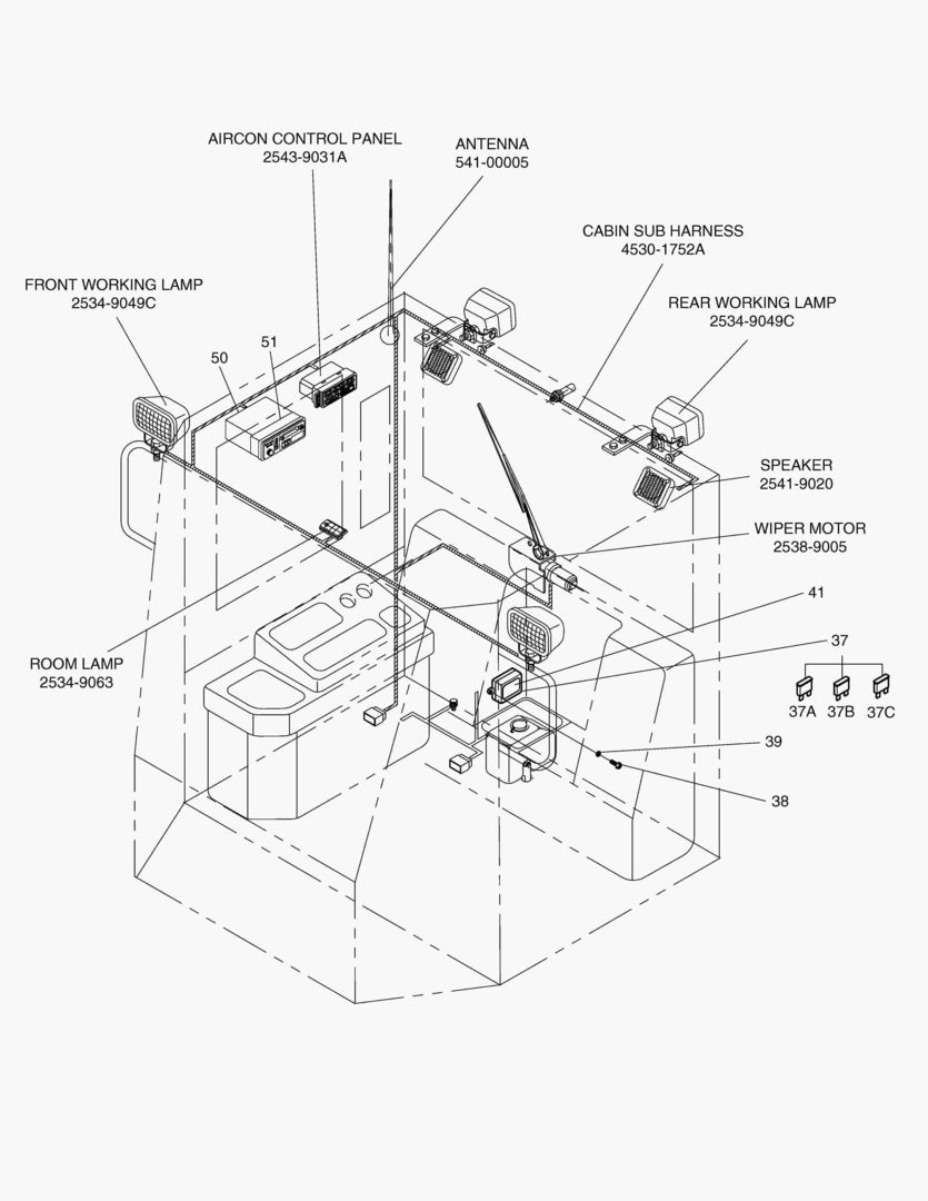 1710 ELECTRIC PARTS(3)-CABIN [1062~]