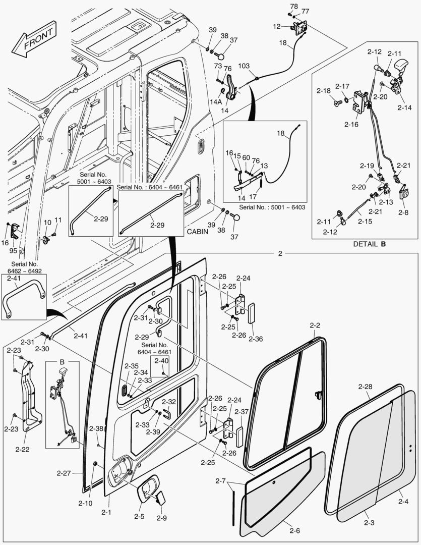 Схема КАБИНА(4) - СИСТЕМА ЗАЩИТЫ ПРИ ОПРОКИДЫВАНИИ
