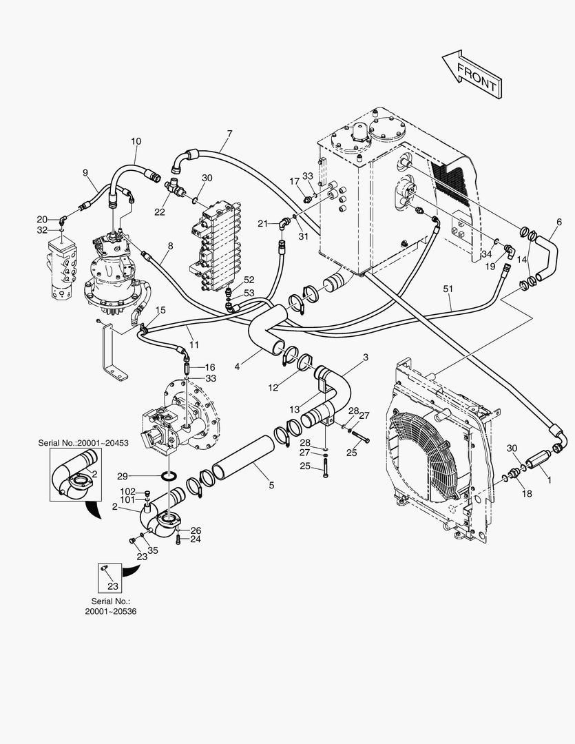 1220 OIL COOLER PIPING 1