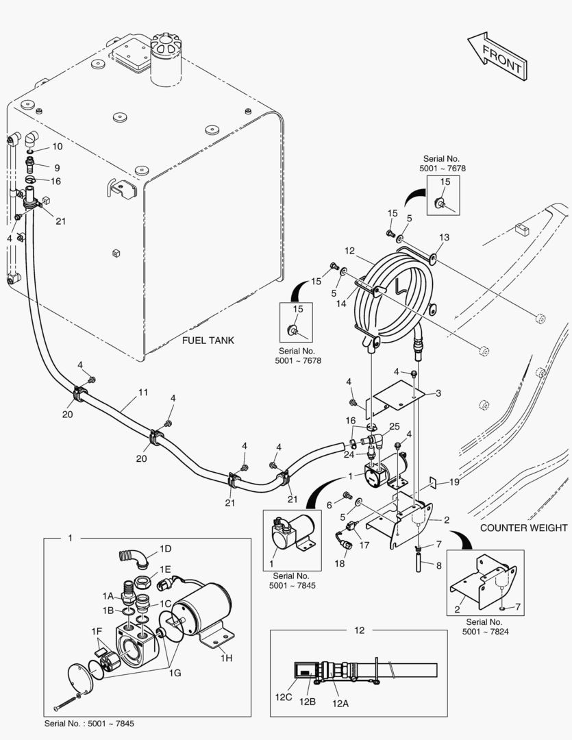 6100 FUEL FILLER PUMP