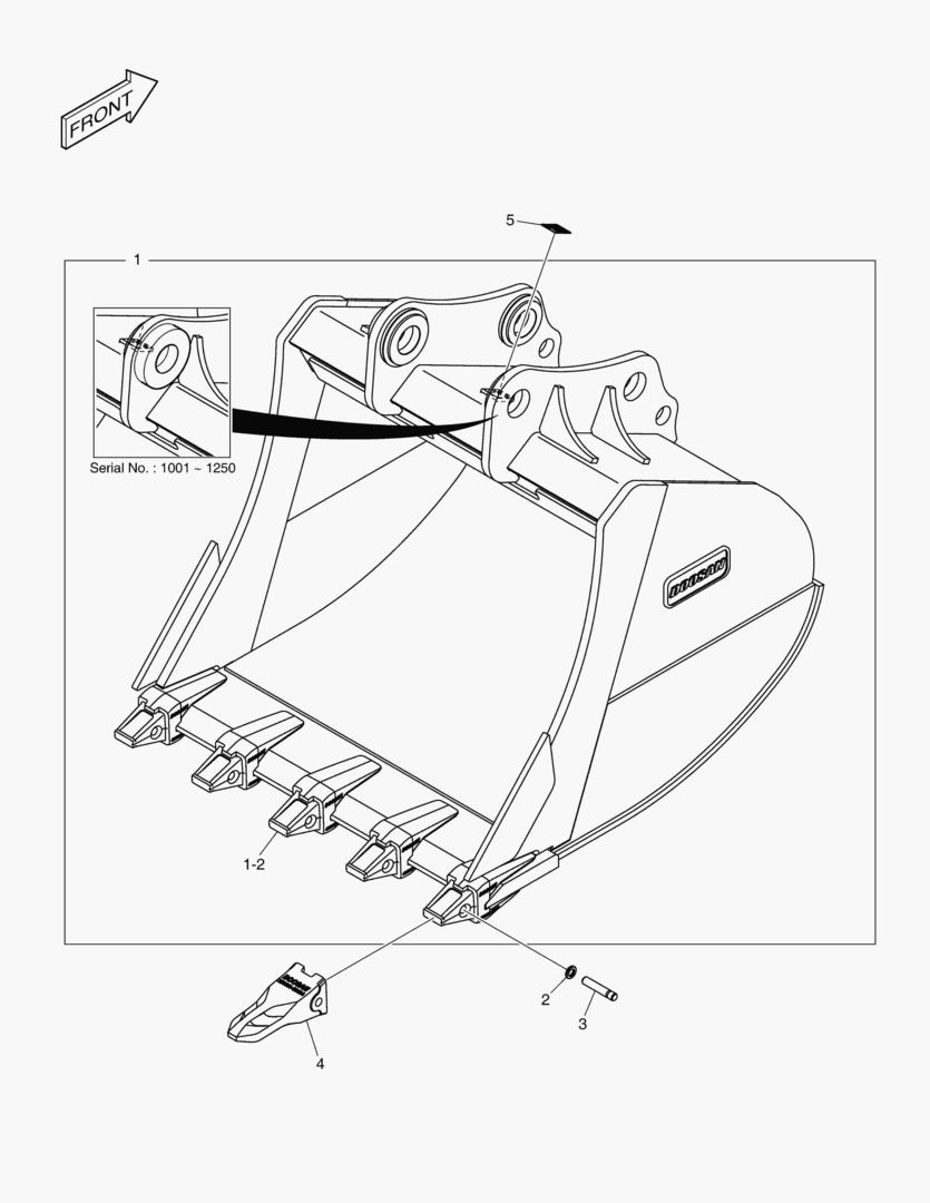 7410 BUCKET ASSВґY - 1.45mВі - S CLASS