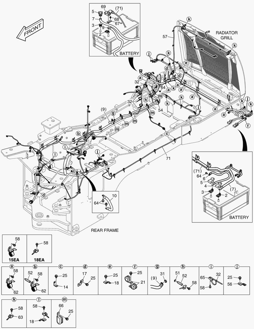ЭЛЕКТРИЧЕСКИЕ ЗАПЧАСТИ - ПРОВОДКА
