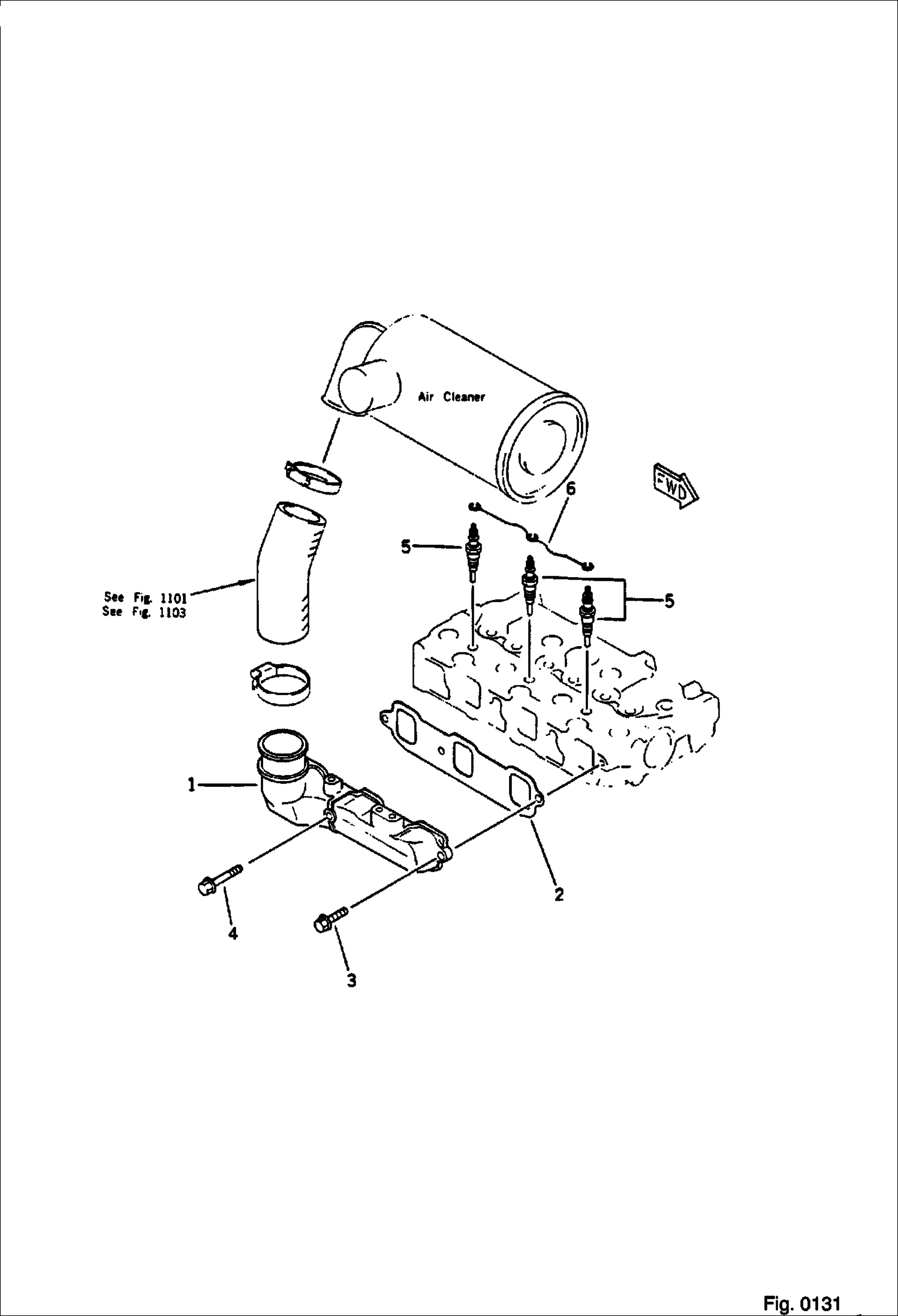 ВОЗДУХОЗАБОРНЫЙ КОЛЛЕКТОР И ЗАПАЛЬНАЯ СВЕЧА